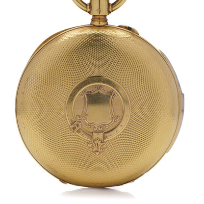 Hy Moser and Cie 14ct Yellow Gold Quarter Repeater Full Hunter Keyless Pocket Watch