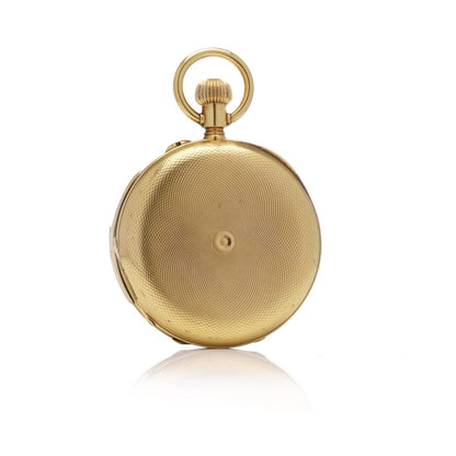 Hy Moser and Cie 14ct Yellow Gold Quarter Repeater Full Hunter Keyless Pocket Watch