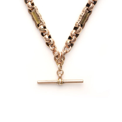 Antique Albert Chain necklace in 9 carat gold
