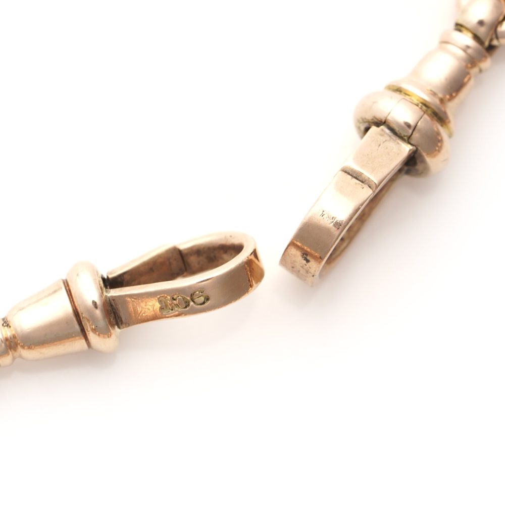 Antique Albert Chain necklace in 9 carat gold