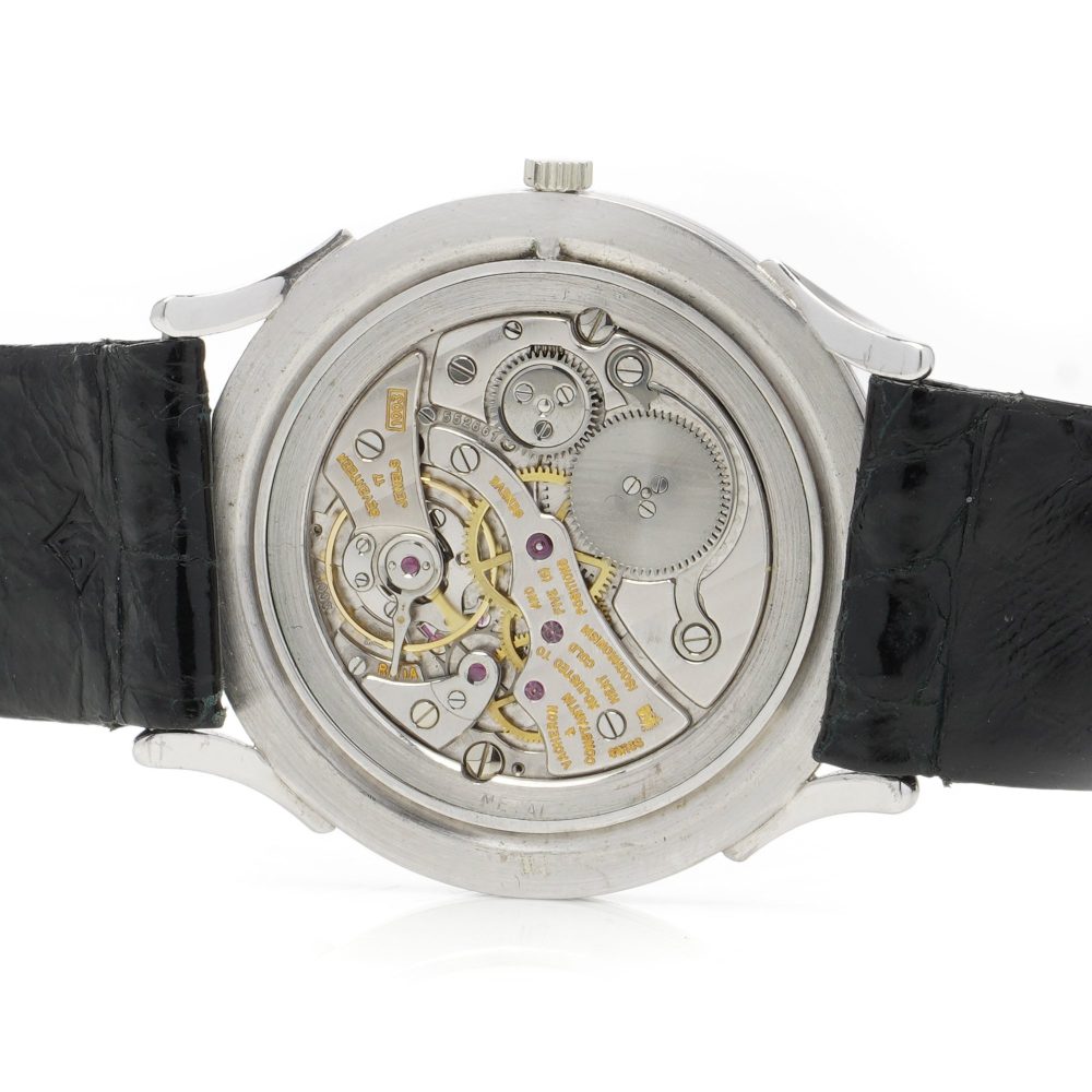 Vintage Vacheron Constantin 18ct White Gold Ladies Manual Winding Watch with Diamond Bezel