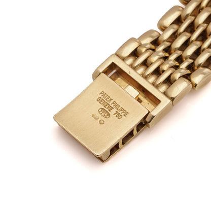 Patek Philippe Ellipse gold watch.