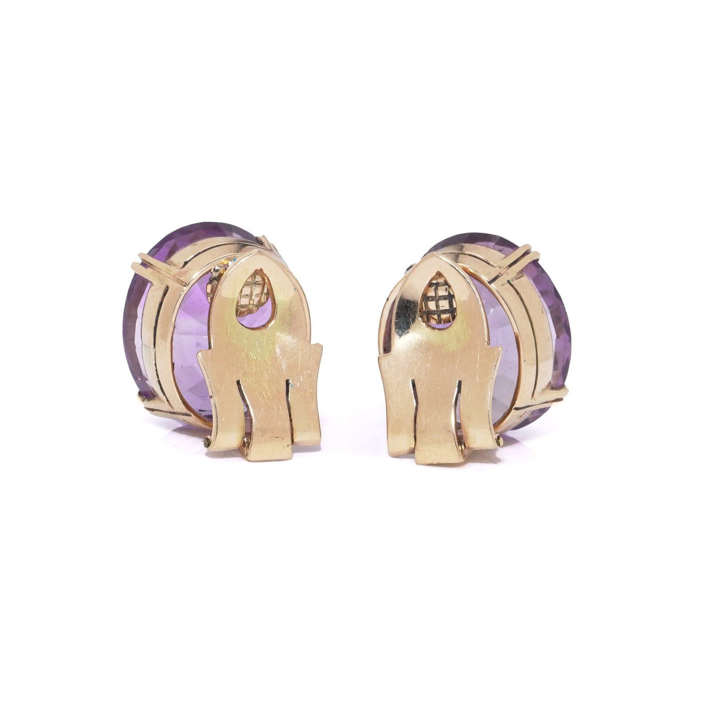 Art Deco Amethyst Riviere Necklace And Earring Suite, 1930's - 1940's