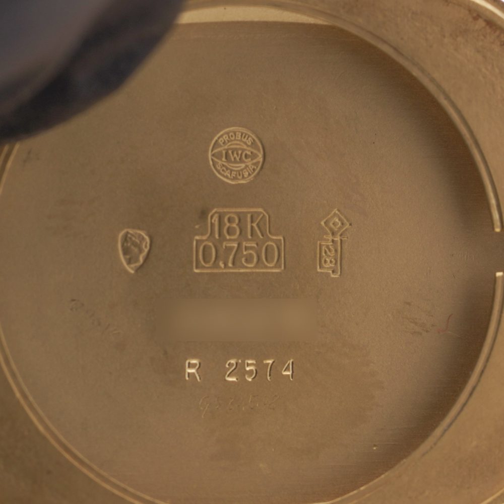 Vintage IWC International Watch Company 18ct Yellow Gold 2754 Manual Winding Watch, Circa 1980s