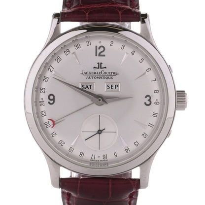 Jaeger LeCoultre Master Calendar 140.8.87 Stainless Steel Automatic Watch on Original Leather Strap