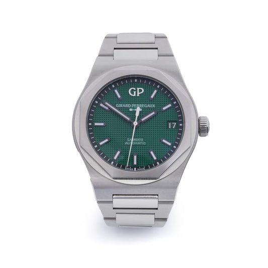 Girard-Perregaux stainless steel men's wristwatch.
