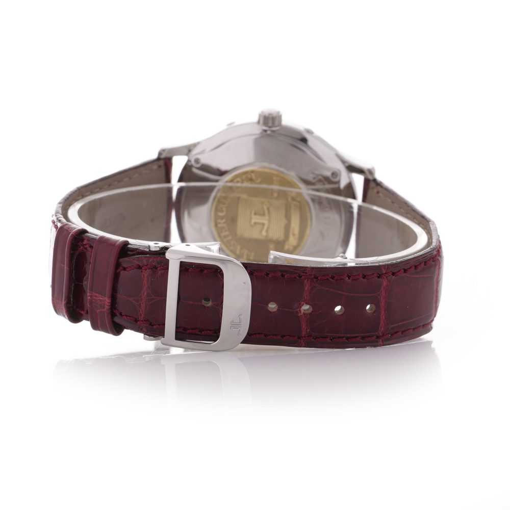 Jaeger LeCoultre Master Calendar 140.8.87 Stainless Steel Automatic Watch on Original Leather Strap