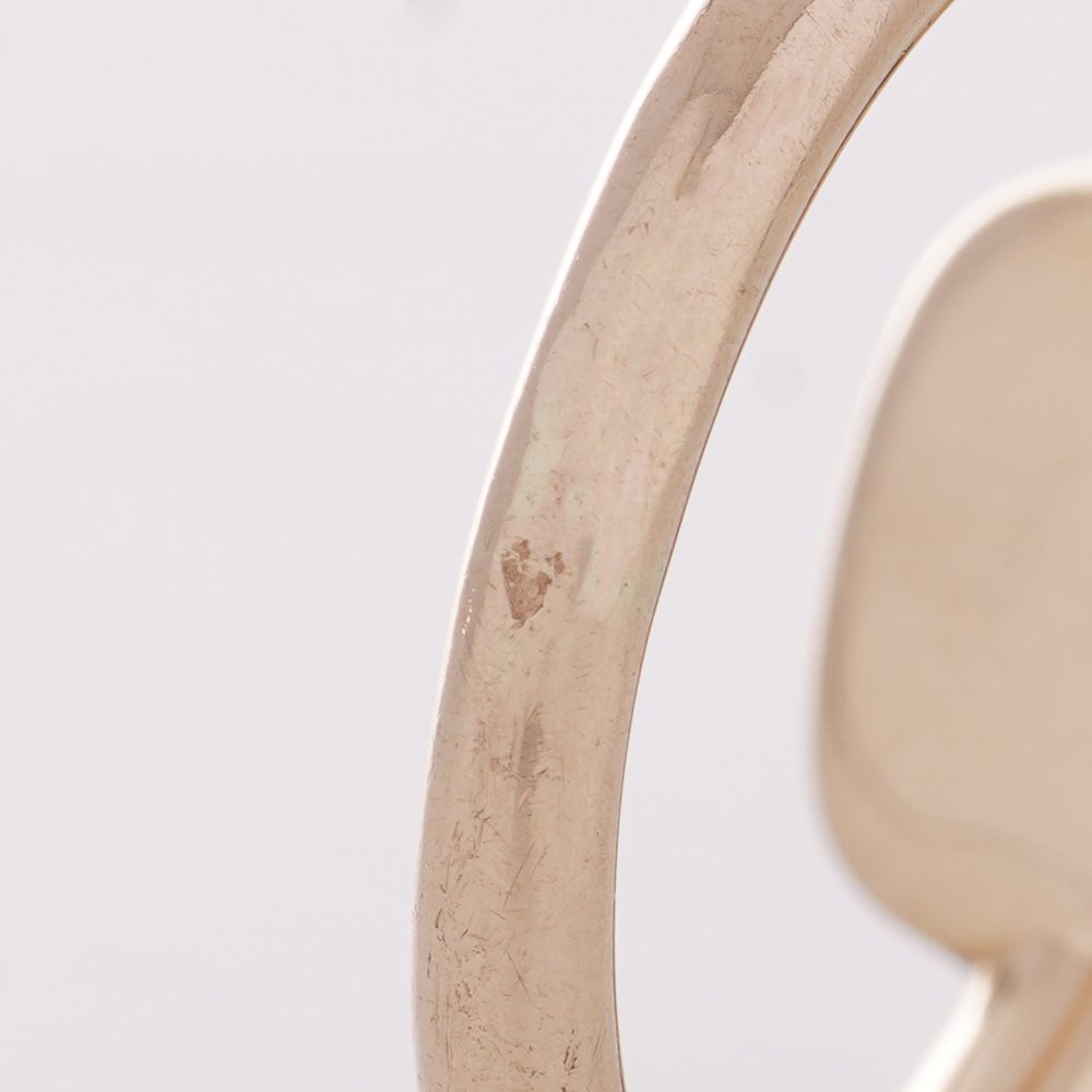 Pomellato diamond ring in white and rose gold.