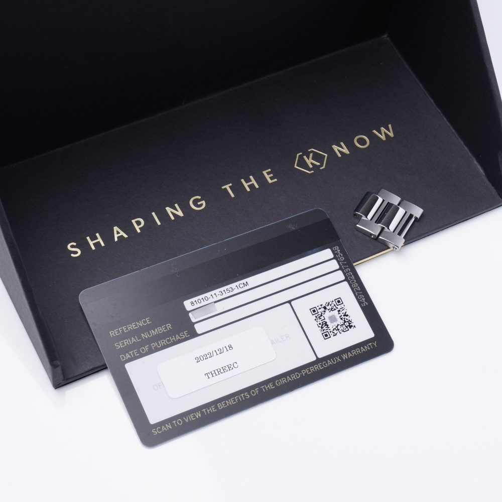 Girard-Perregaux Stainless Steel Men's Wristwatch Ref. 81010