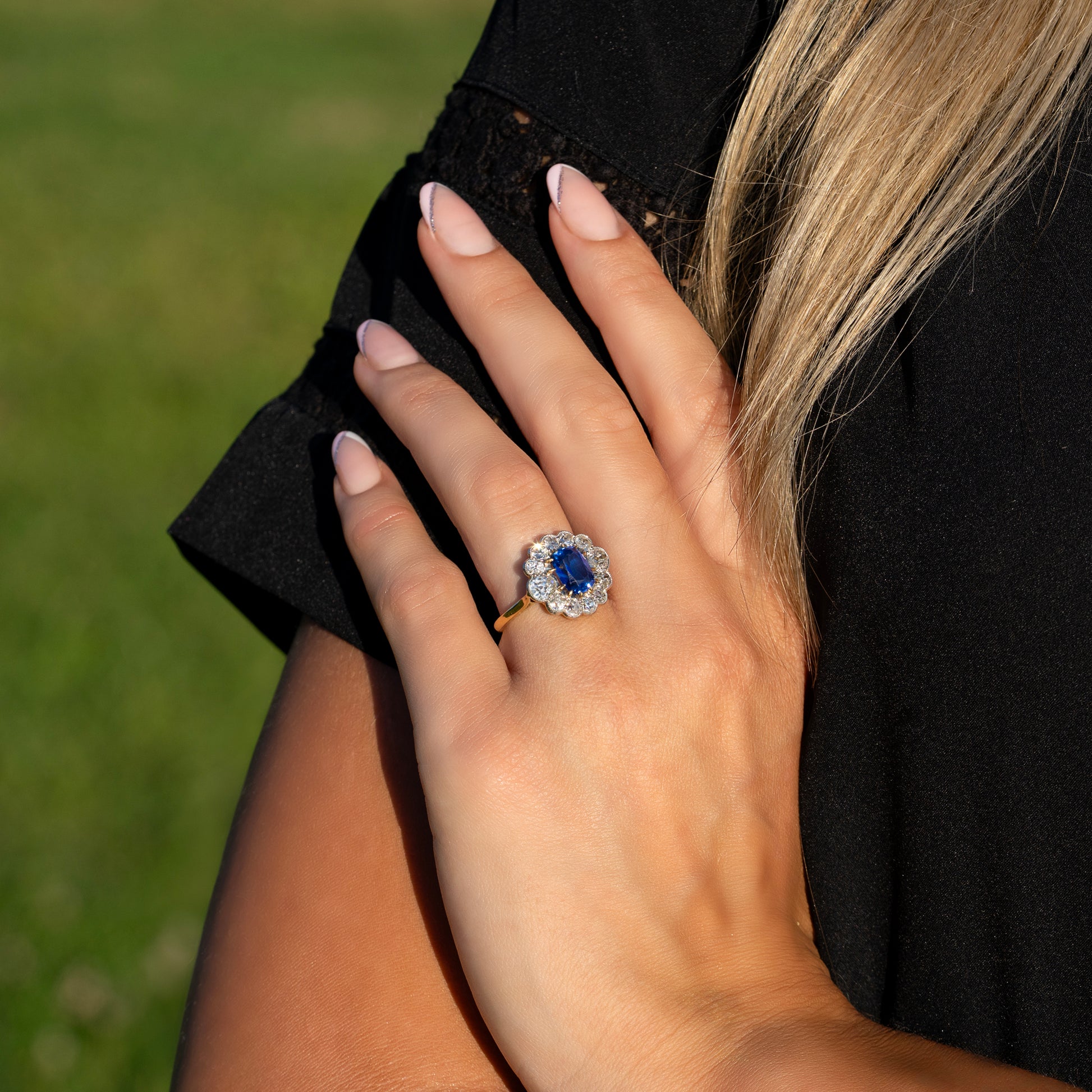 Vintage Art deco sapphire and diamond ring Jewellery discovery 