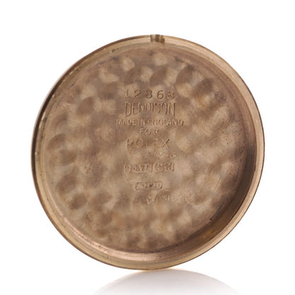 Vintage Rolex Precision 9ct Yellow Gold Manual Watch with Dennison Case, Circa 1957