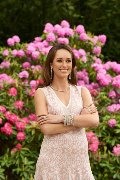 Antique Art Deco 15ct Diamond Panel Bracelet in Platinum