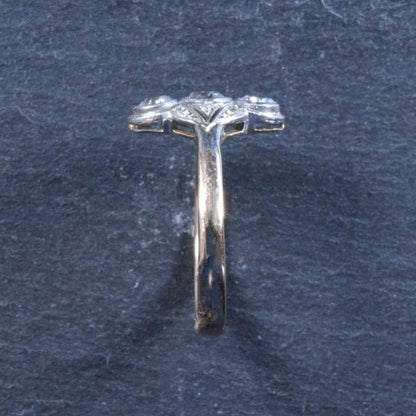 Antique Art Deco Diamond Dress Ring in 18ct gold and Platinum
