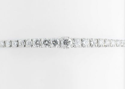 Diamond 1.50ct White Gold Bangle Bracelet