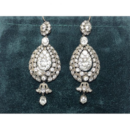 Diamond Drop Earrings