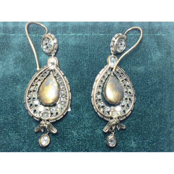 Diamond Drop Earrings