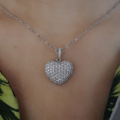 Diamond Gold Heart Pendant
