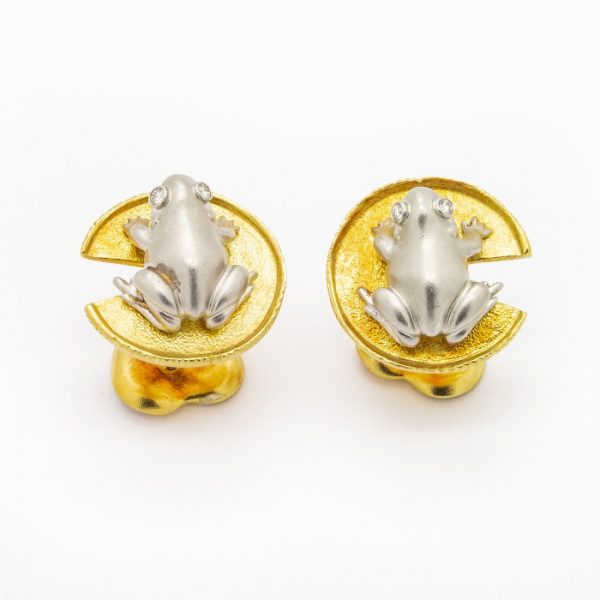 Diamond Gold Platinum Frog Dress Set