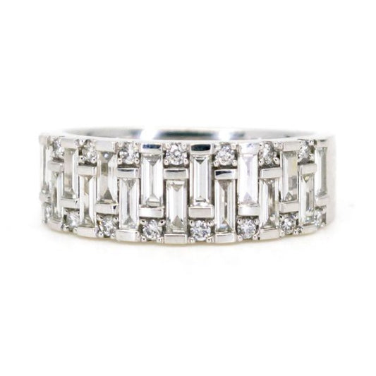 Diamond Half Eternity Band Ring, 1 Carat