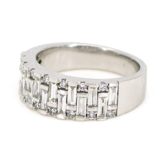 Diamond Half Eternity Band Ring, 1 Carat