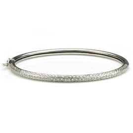 Diamond Set 1.70cts Bangle Bracelet