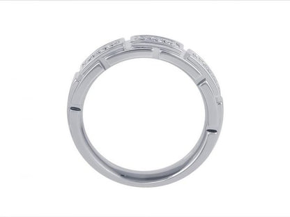 Diamond Set Half Eternity Ring, 0.18cts, 18ct White Gold