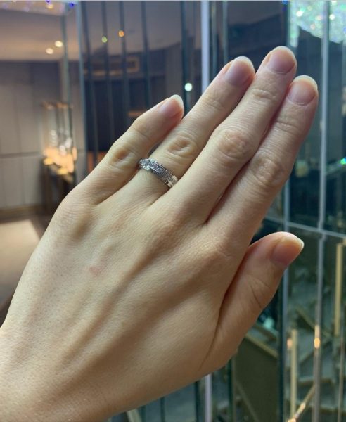 Diamond Set Half Eternity Ring, 0.18cts, 18ct White Gold