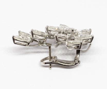 Diamond earrings high jewellery