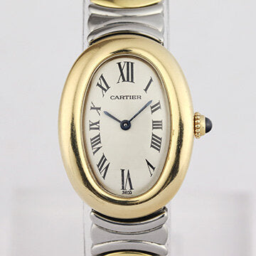 Cartier Ladies Baignoire Steel and Gold Quartz 22mm Watch