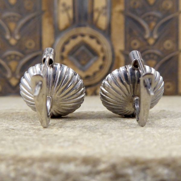 Vintage Pearl and Diamond Halo Omega Clip Earrings