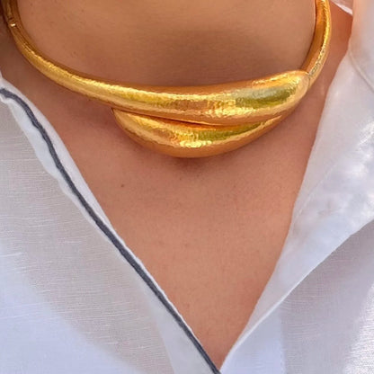 Vintage Ilias Lalaounis 18 ct Gold Choker Necklace
