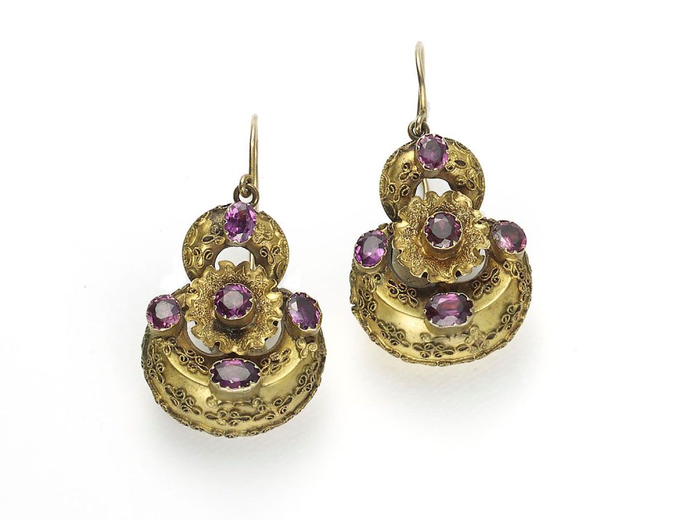 Victorian Gold Earrings