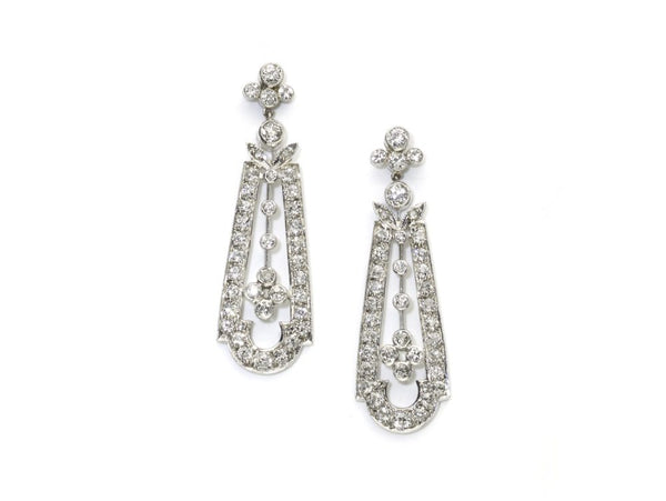 Diamond Drop Earrings