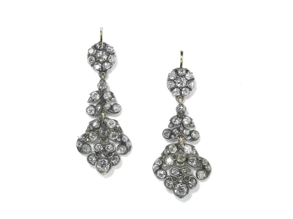 Antique Diamond Earrings