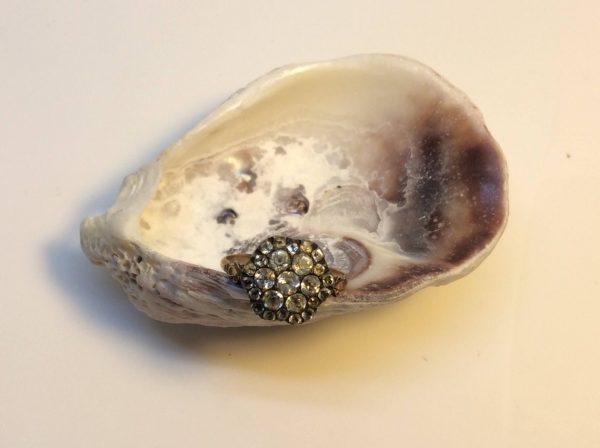 Rare Antique Georgian Paste Set Gold Ring