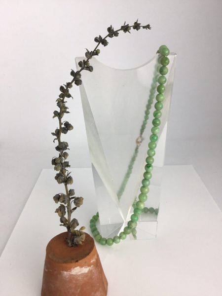 Antique Jadeite Classic Choker Necklace