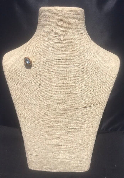 Antique Late Georgian Regency Aquamarine Brooch in 18 Carat Gold Floral Setting