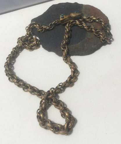 Antique 19th Century Regency Hand Clasp Choker Necklace