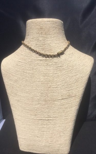Antique 19th Century Regency Hand Clasp Choker Necklace