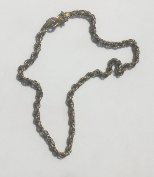 Antique 19th Century Regency Hand Clasp Choker Necklace