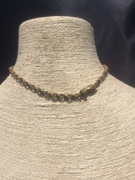 Antique 19th Century Regency Hand Clasp Choker Necklace
