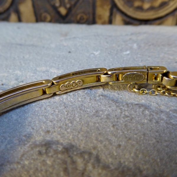 Edwardian Antique Garnet and Pearl Gold Bracelet