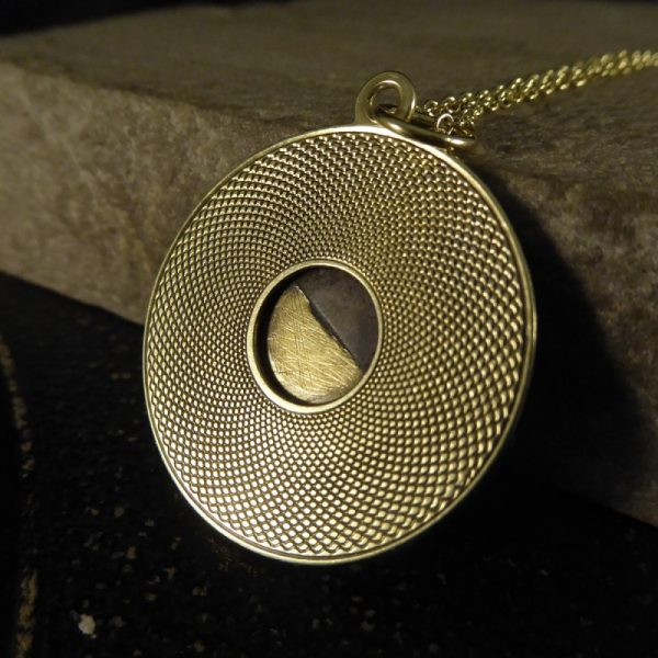 Edwardian Antique Gold Cigar Cutter Pendant on a Chain