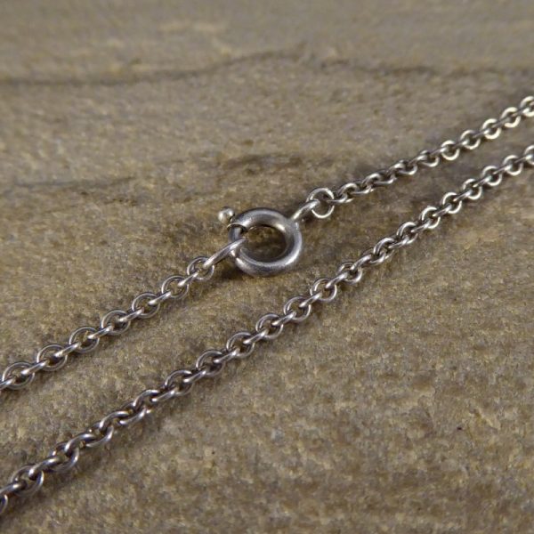 Edwardian Antique Marcasite and Gem Set Pendant Necklace