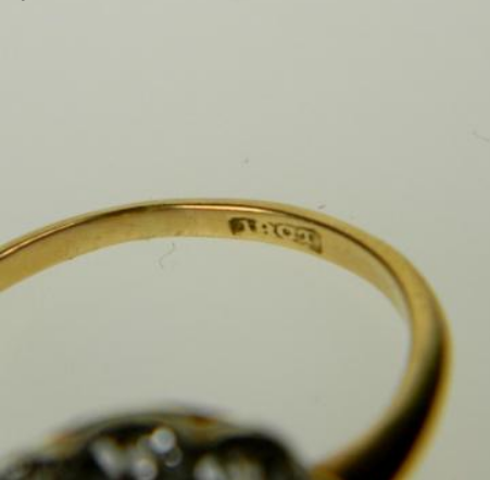 Edwardian Antique Natural Pearl and Diamond Cluster Ring