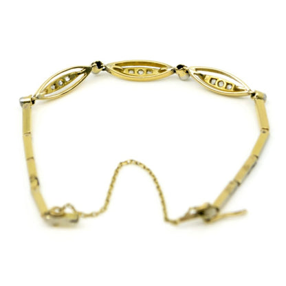 Edwardian Diamond and Gold Bracelet BB4