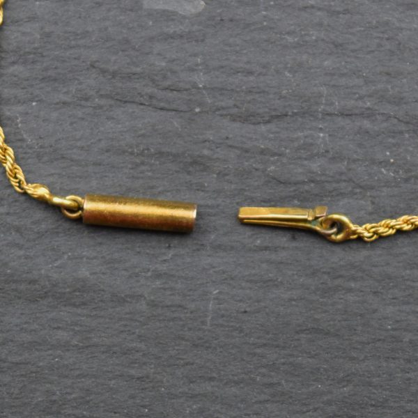 Antique Edwardian Pink Tourmaline and Split Pearl Necklace in 15ct gold