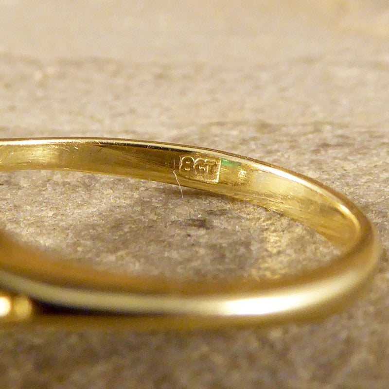 Edwardian Style 0.90ct Emerald and Diamond Cluster Ring