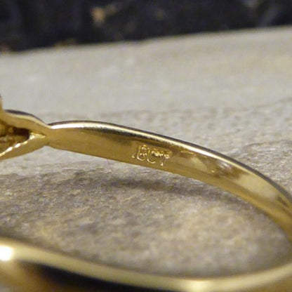 Edwardian Style 1.25ct Sapphire and Diamond Cluster Ring