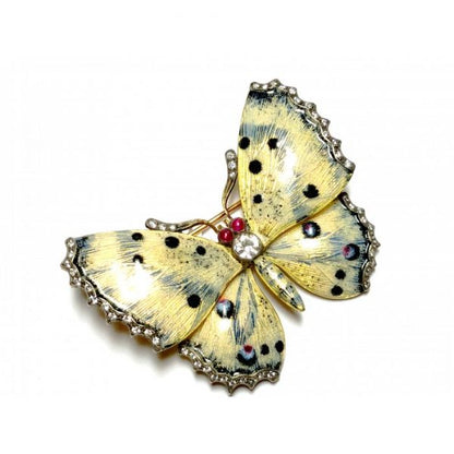 Enamel Butterfly Brooch